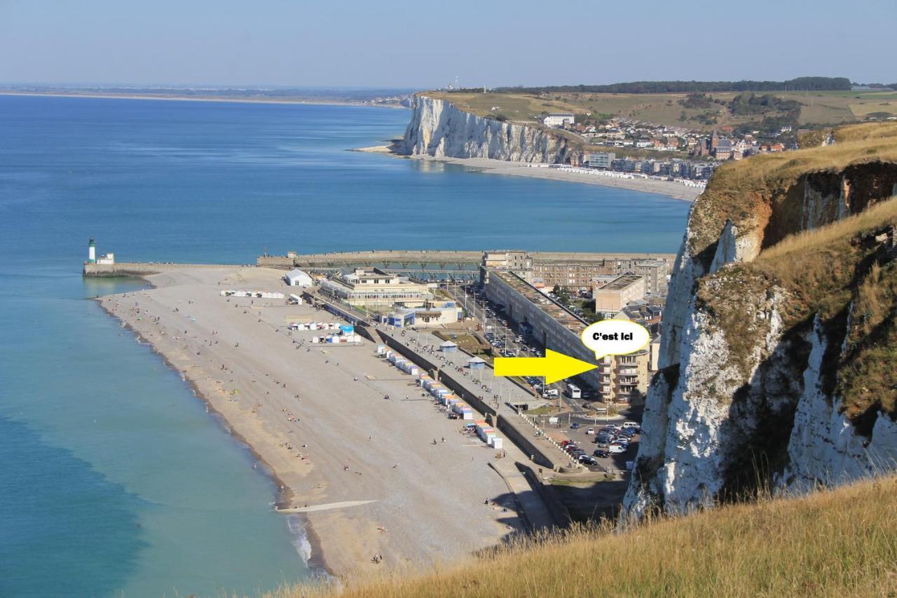 Appart. Superbe Vue Mer Et Funiculaire Le Tréport Exterior foto