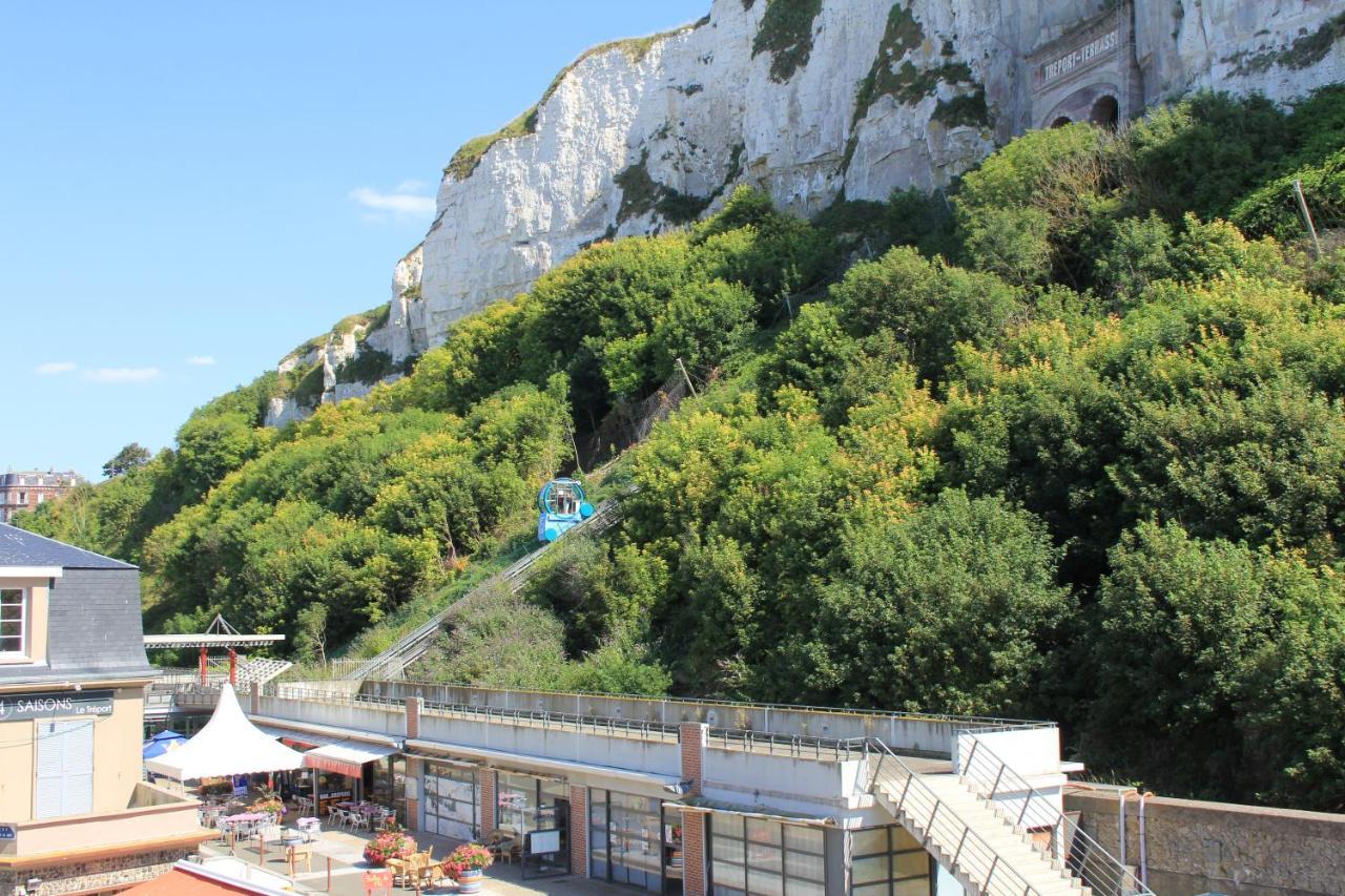 Appart. Superbe Vue Mer Et Funiculaire Le Tréport Exterior foto
